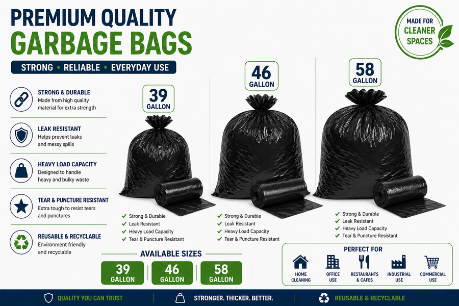 Trash & Restroom Supplies
