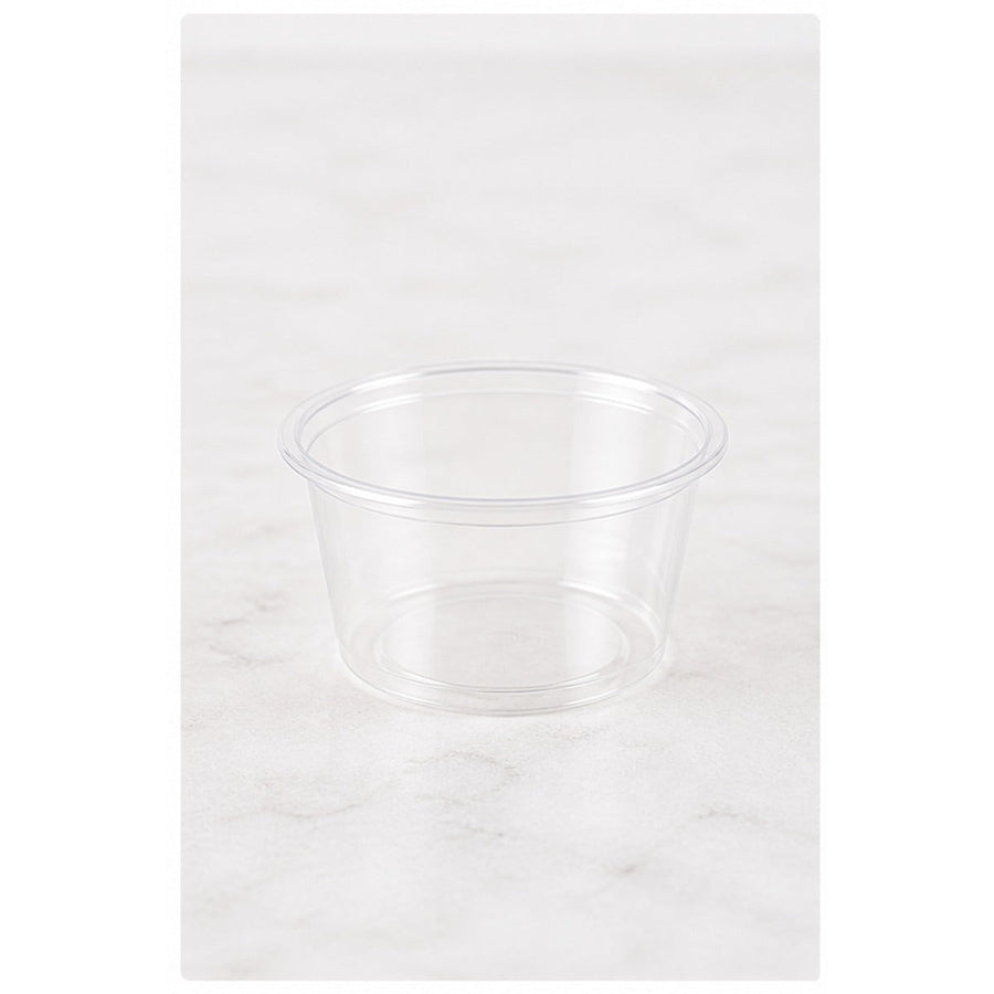0.75oz. Clear Plastic Souffle Cup / Portion Cup - 2,500/Case