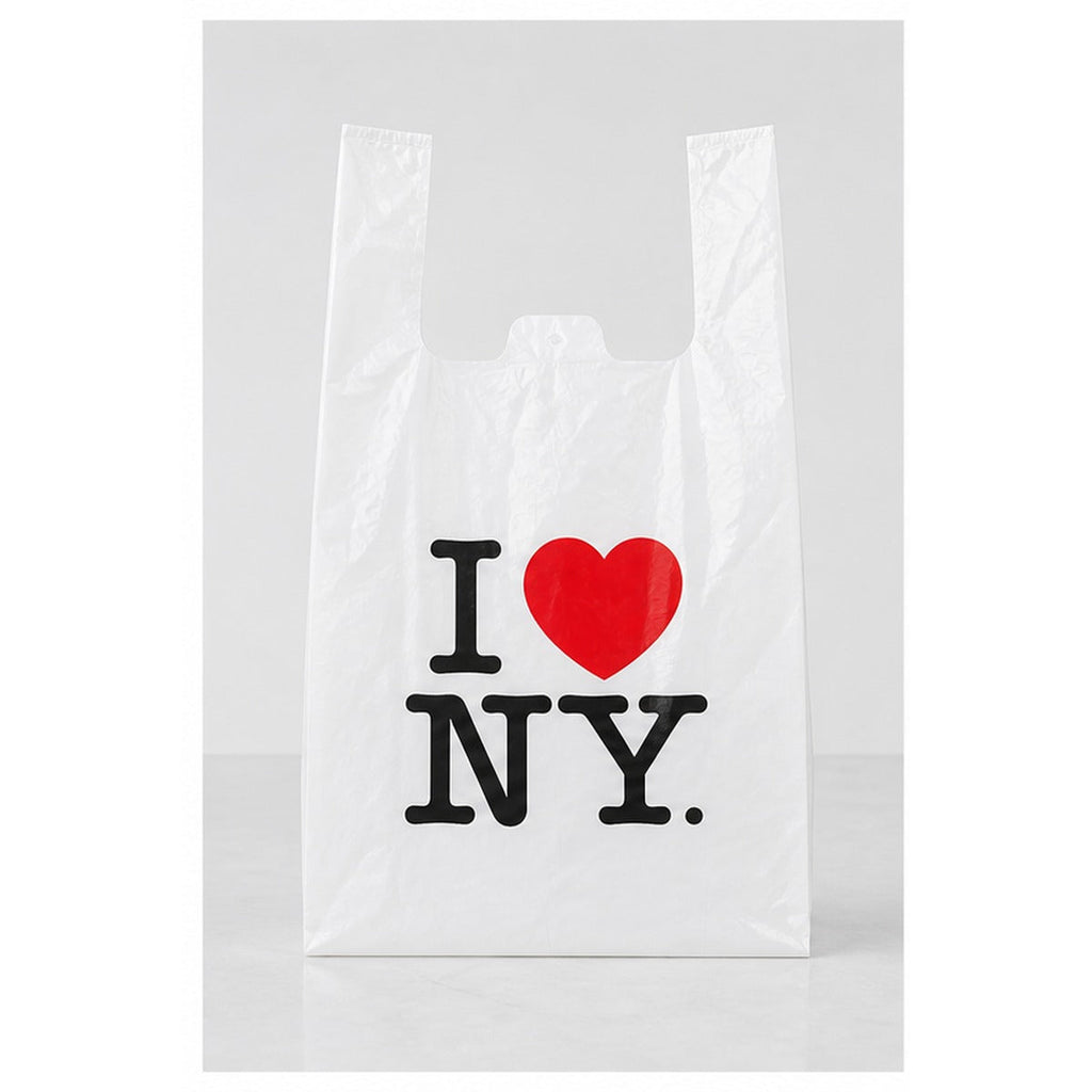 1/6 I Love NY plastic shopping bag, 340 count case