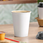 12oz White Hot Cup - 1,000/Case image 1 for NYC and Long Island restaurant supplies