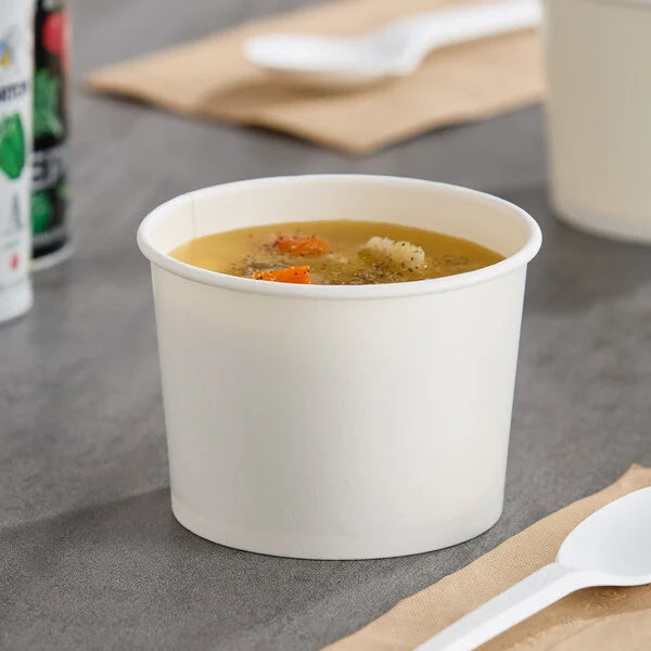 12oz. White Paper Cup -  500/Case