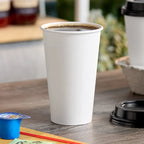 16oz White Hot Cup - 1000/Case image 1 for NYC and Long Island restaurant supplies