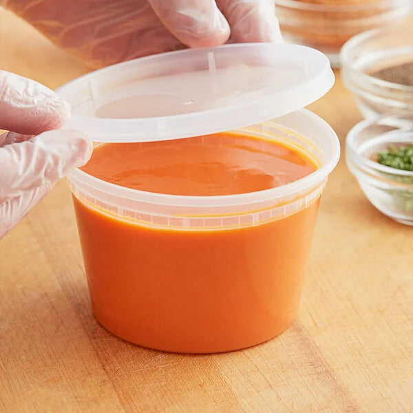 16oz Combo Deli Soup Container - 240/Case