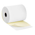 3" x 90' Carbonless 2-Ply Cash Register POS Paper Roll - 50/Case