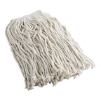 #24 Natural Cotton Cut End Wet Mop Head with 1" Headband – 12/Case