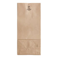 Duro 25 lb Natural Kraft Paper Bag Heavy Duty - 500/Pack