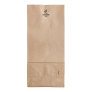 Duro 25 lb Natural Kraft Paper Bag Heavy Duty - 500/Pack