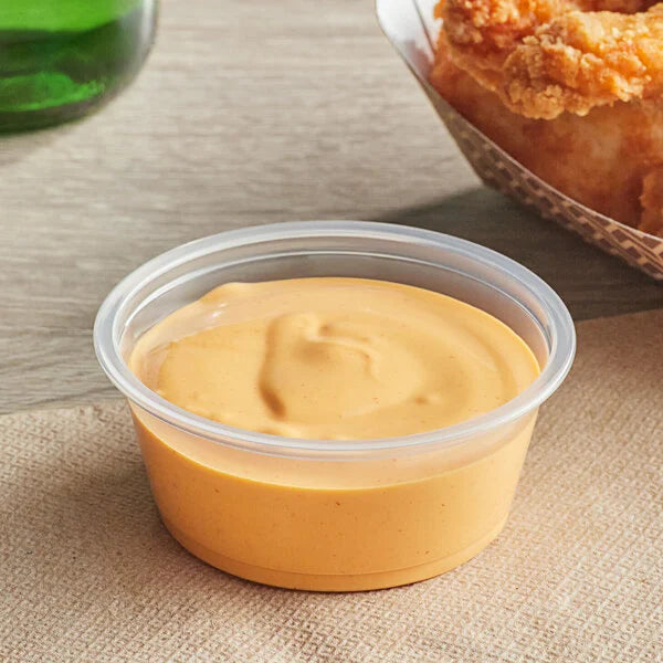 3.25oz. Dart Clear Plastic Souffle Cup / Portion Cup Solo - 2,500/Case