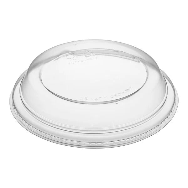 24, 32, and 48 oz. Round Vented Dome Take-Out Lid - 400/Case image 2 for NYC and Long Island restaurant supplies