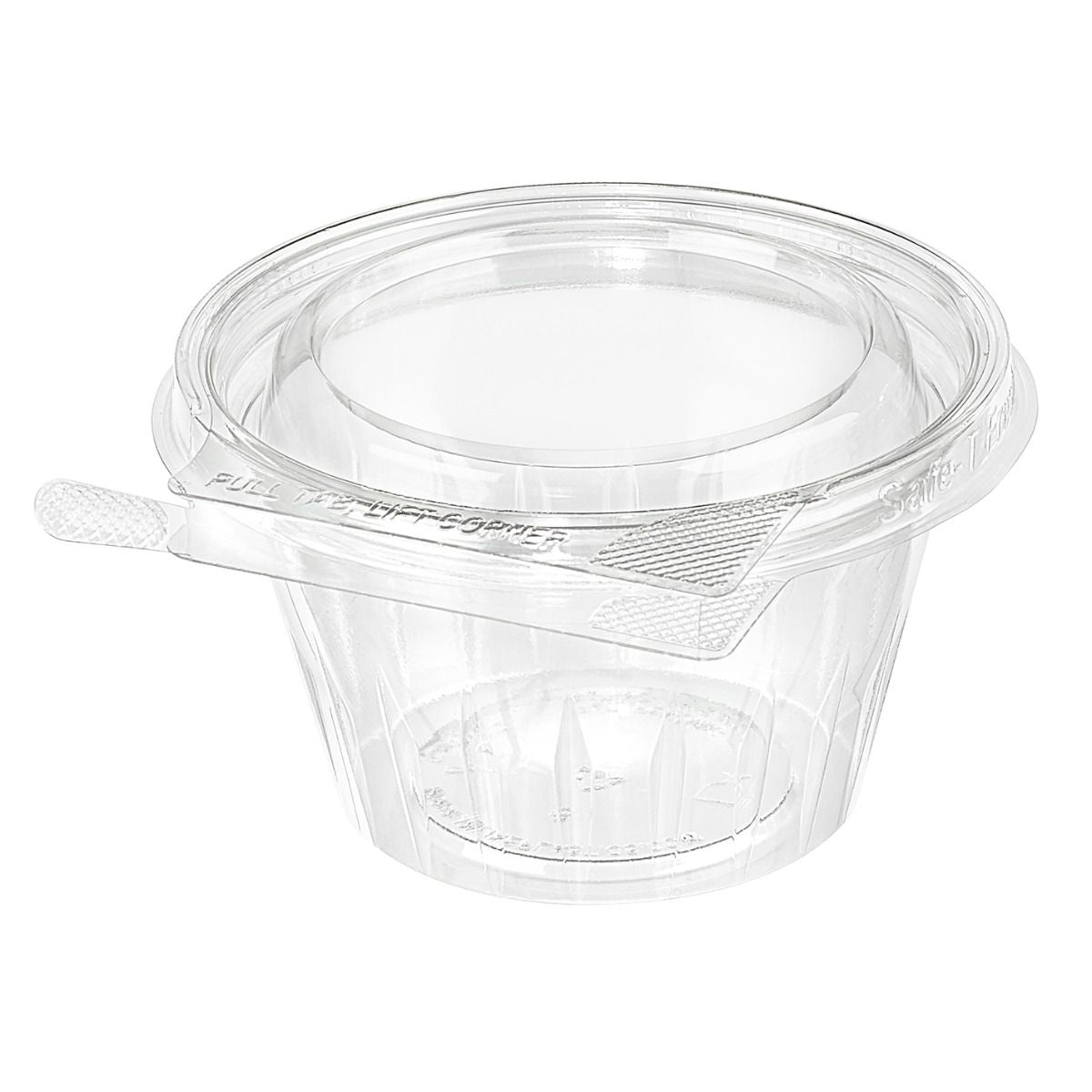 8 oz tamper-evident dessert cup with lid, 272 count case