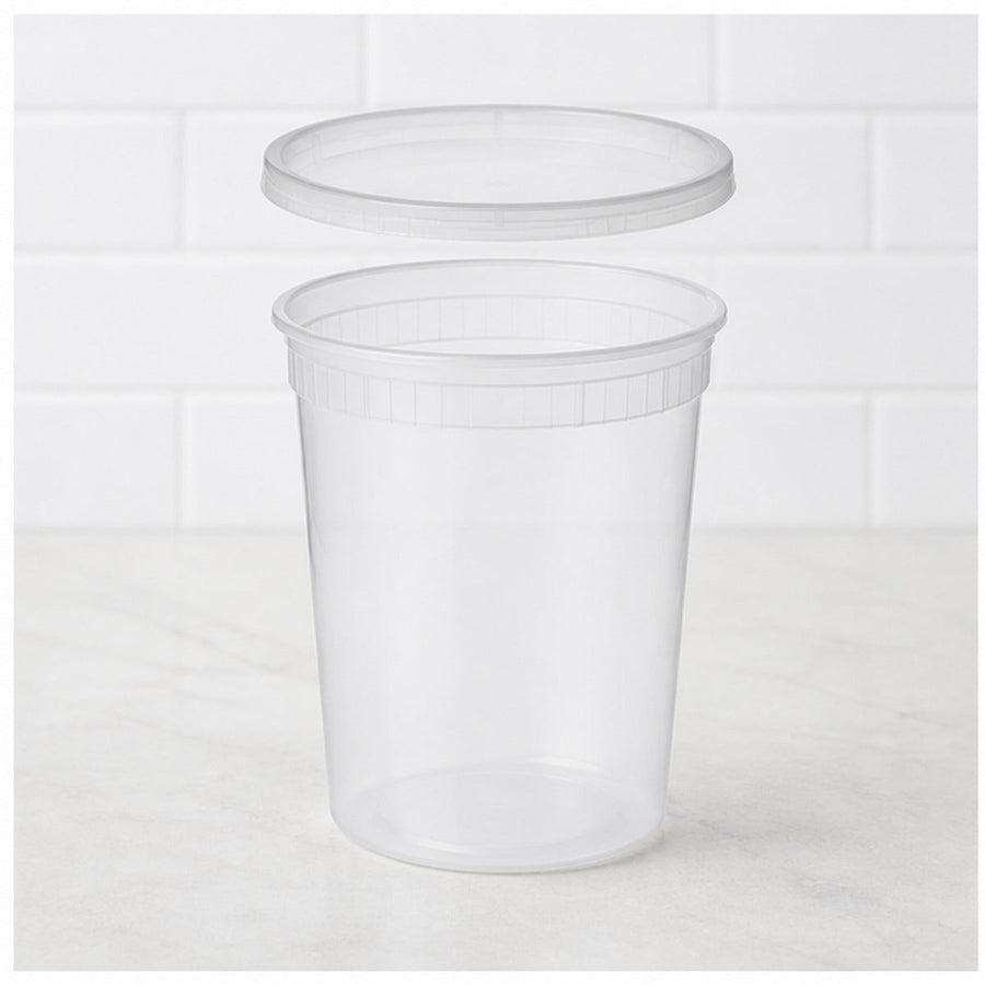 32oz Combo Deli Soup Container - 240/Case