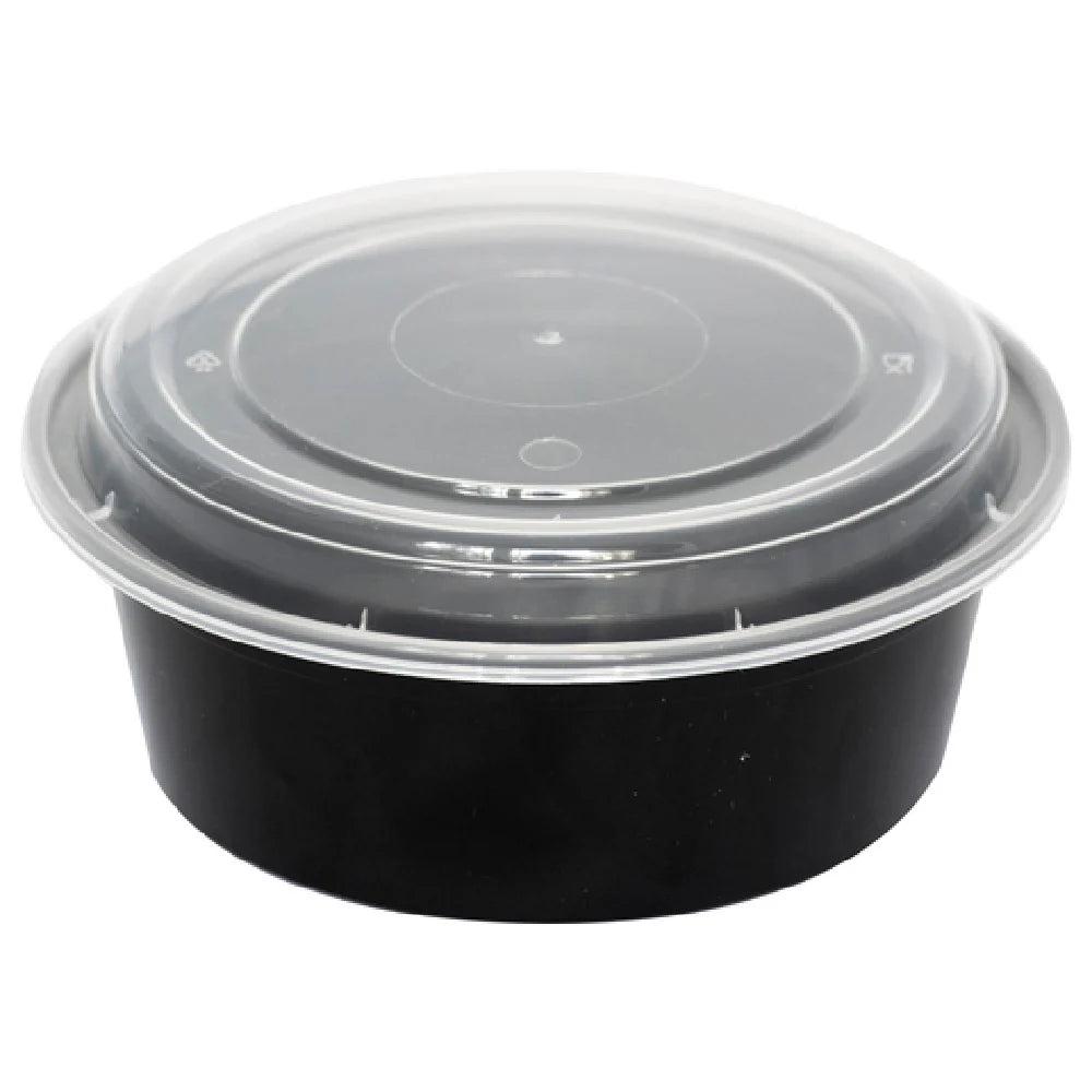 32oz Round Food Container w/ Lid - 150/Case