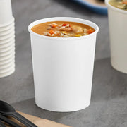 32oz. White Paper Cup - 500/Case