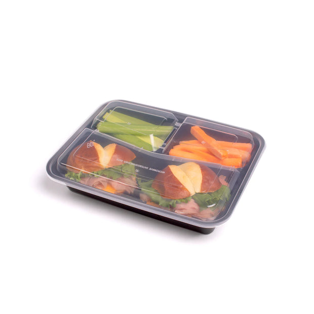 Three Compartment Containers