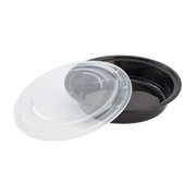 48oz Round Food Container w/ Lid - 150/Case
