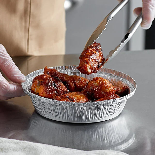 7" Round Aluminum Foil Pan US Made - 500/Case