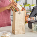 Duro 8 lb Natural Kraft Paper Bag - 500/Pack