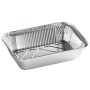 2.25 lb. Oblong Foil Take-Out Container - 500/Case