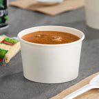 8oz. White Paper Cup Combo - 250/Case image 1 for NYC and Long Island restaurant supplies