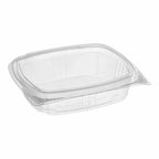 8oz. Clear PET Deli Hinged Container - 200/Case image 2 for NYC and Long Island restaurant supplies