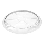 9" Clear Round Plastic Dome Lid - 500/Case