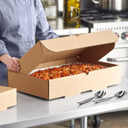 21" x 13" x 4" Heavy Deep Full Pan Corrugated Catering Box - 50/Case image 2 for NYC and Long Island restaurant supplies