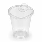 9-24 oz. Clear Strawless / Sip Lid - 1,000/Case