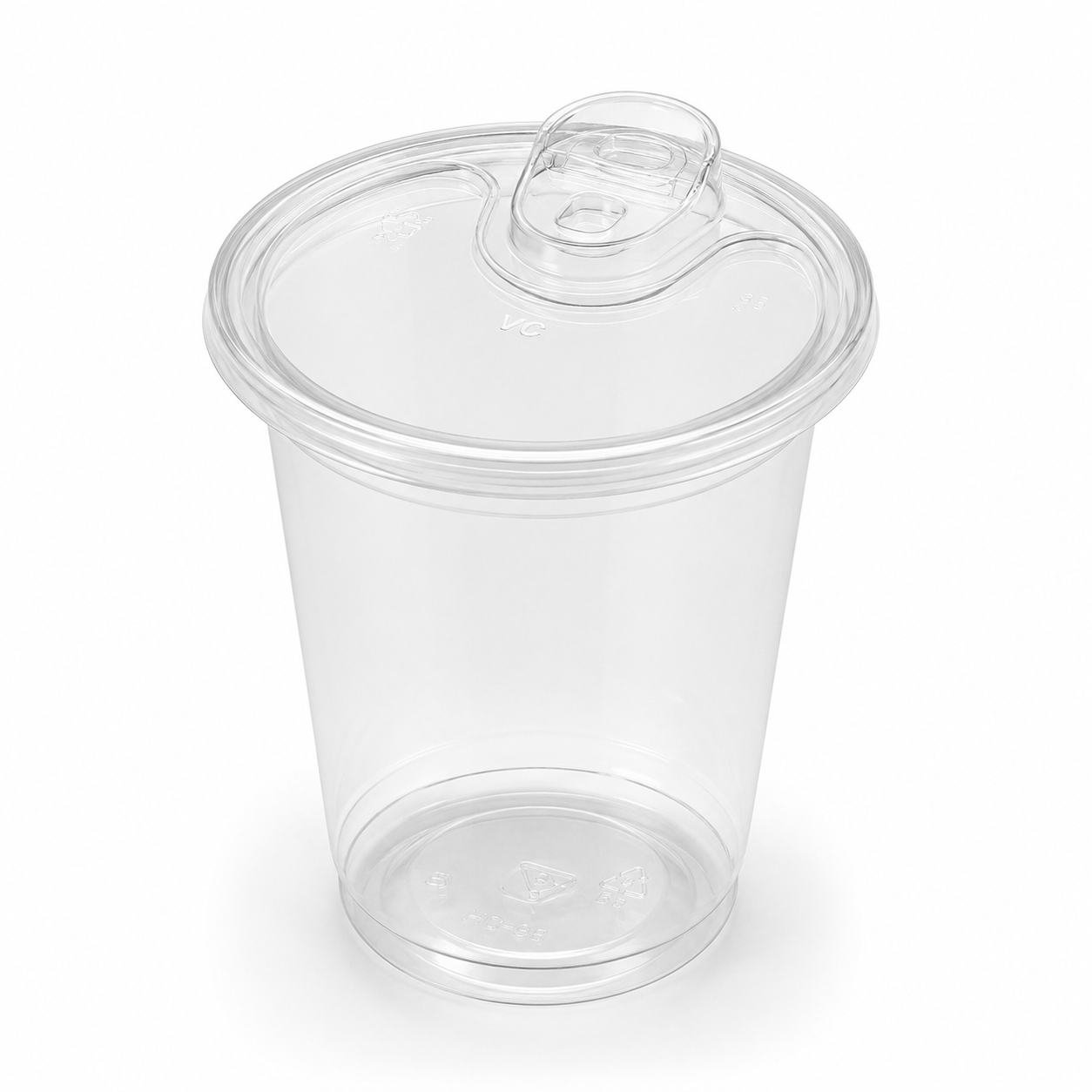 9-24 oz. Clear Strawless / Sip Lid - 1,000/Case