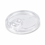 9-24 oz. Clear Strawless / Sip Lid - 1,000/Case