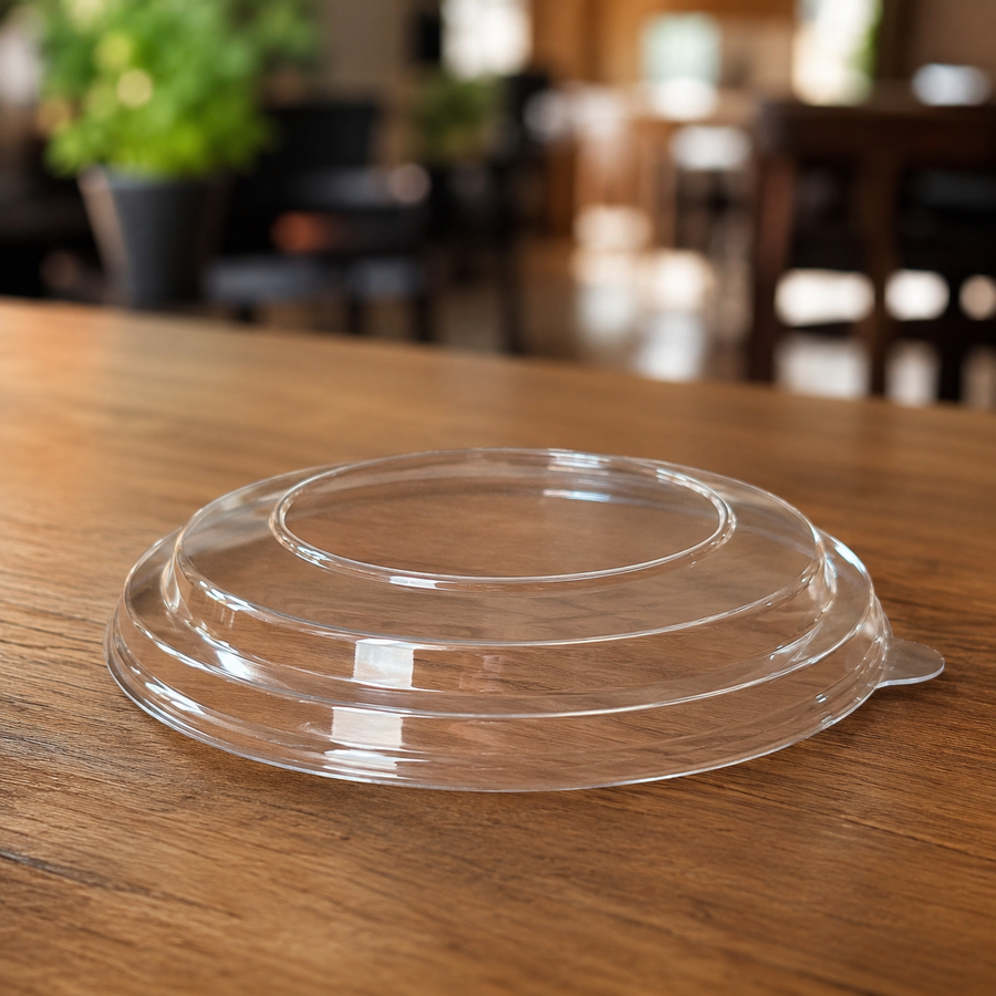 25oz - 33oz Kraft Round Food Container PET LID - 300/Case