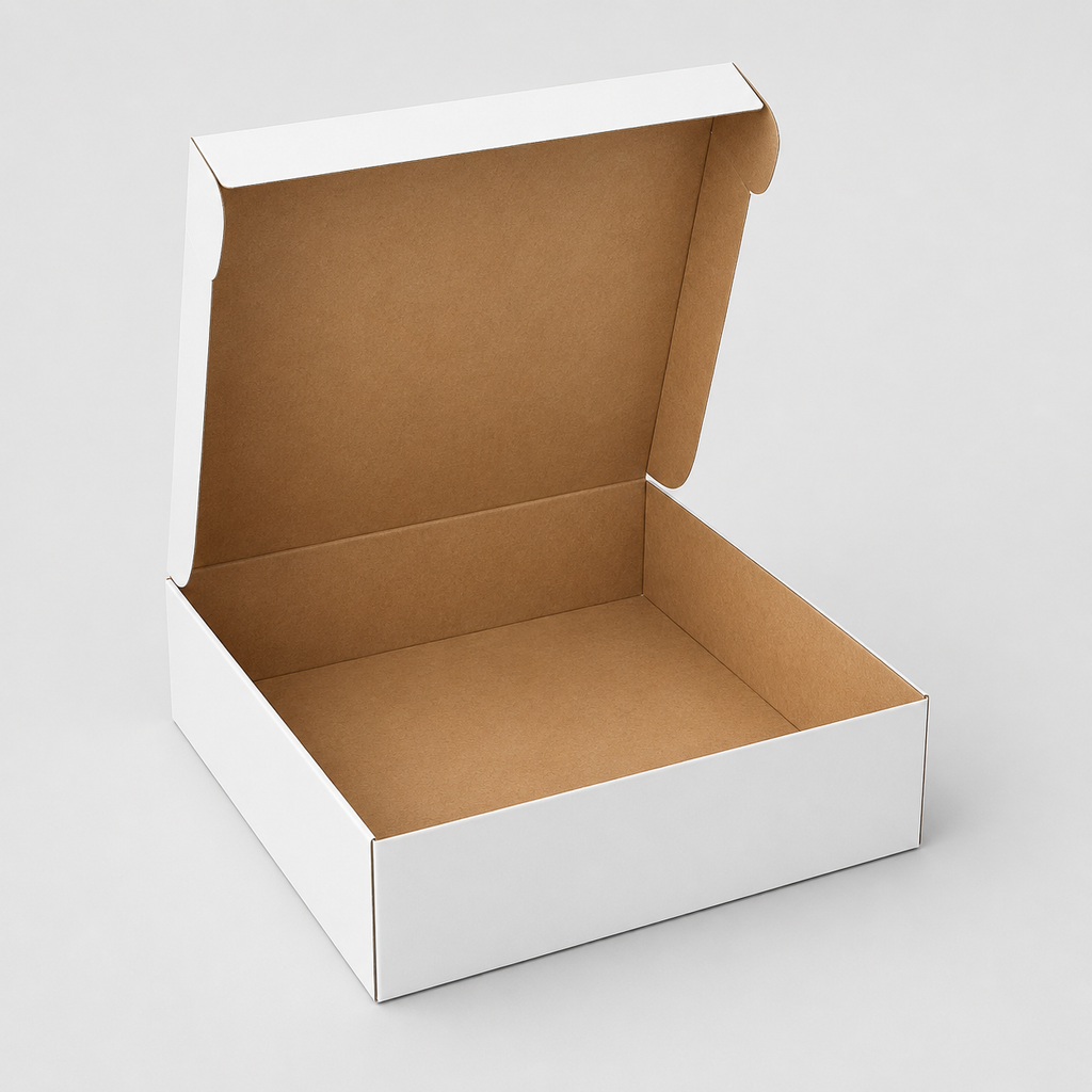 10" x 10" x 4" White Cake / Bakery Box - 100/Case