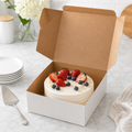 9" x 9" x 5" White Cake / Bakery Box - 100/Case