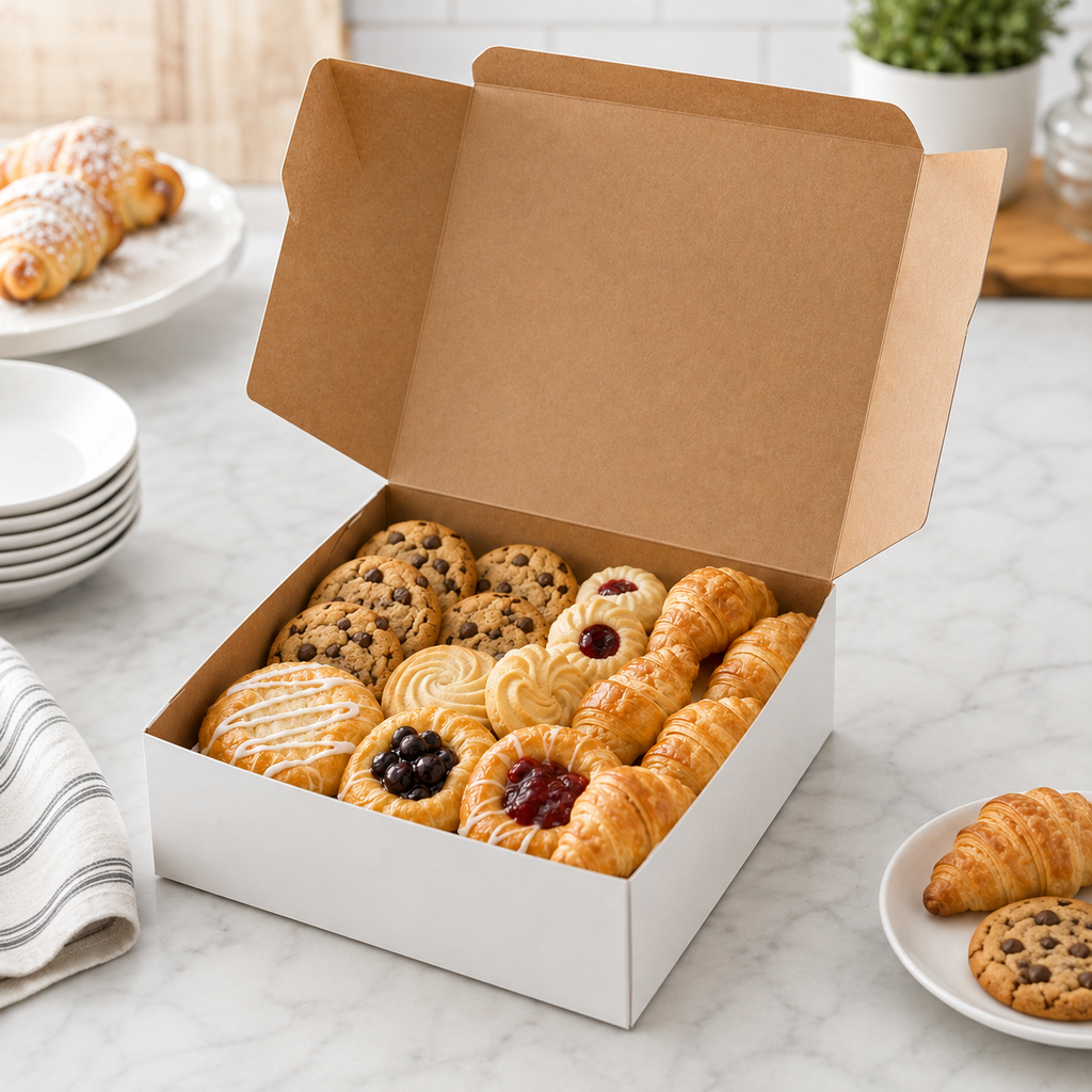 9" x 9" x 5" White Cake / Bakery Box - 100/Case