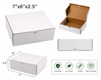7 x 6 x 2.5 white customizable cake and bakery box - 250/case