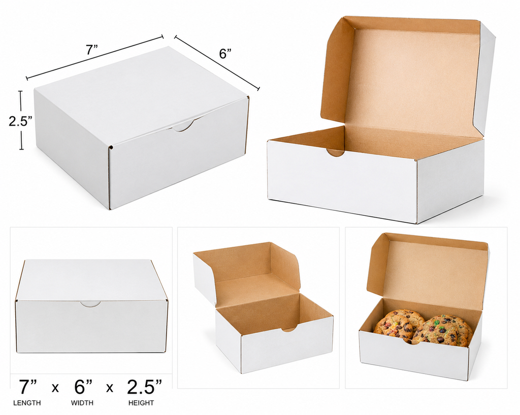 Customizable white cake and bakery box for Long Island and NYC foodservice
