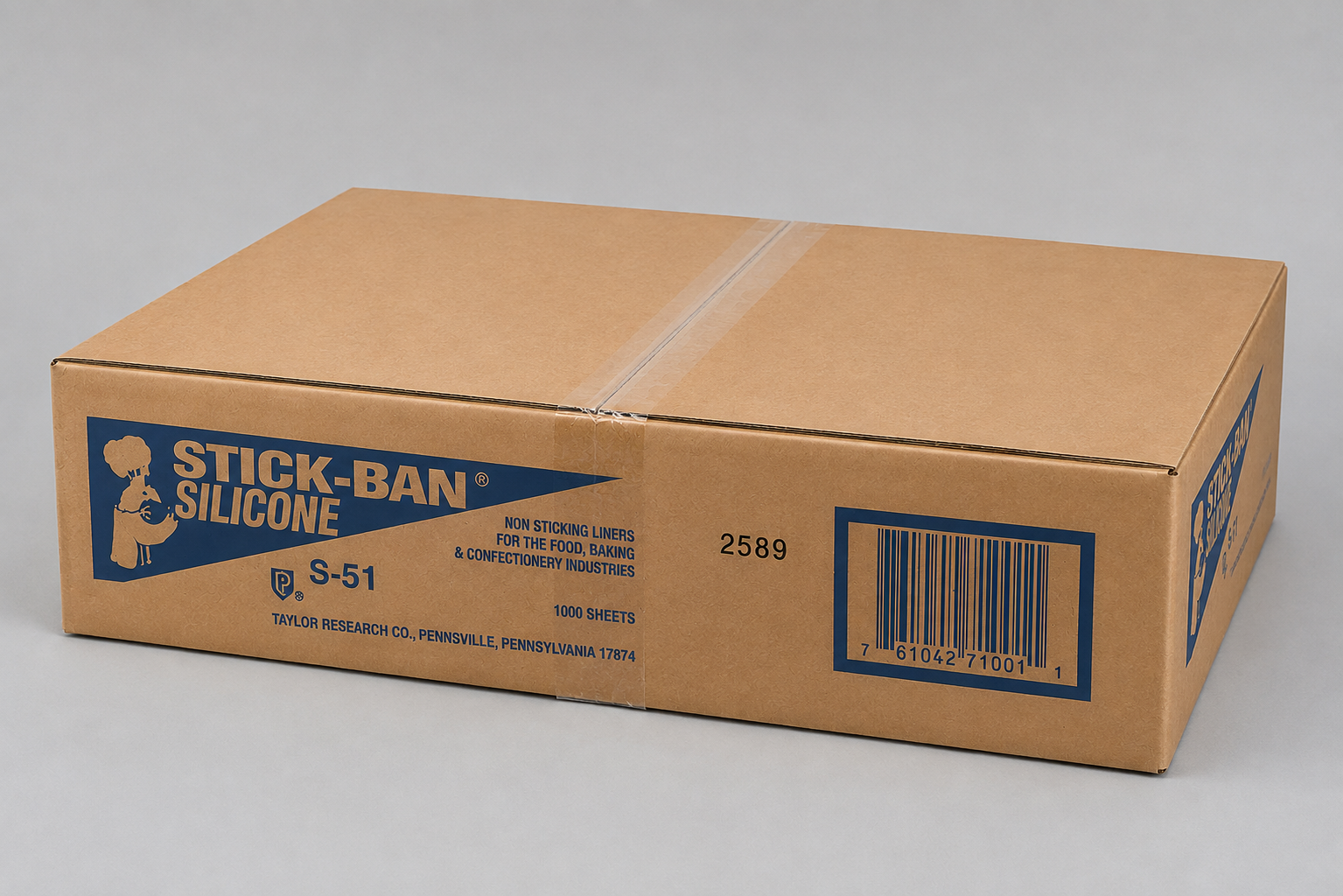 16.5" x 24.5" Stick-Ban S-51 PAN LINER SILICON - 1,000/Case