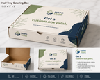 13" x 10 1/2" x 3 1/4" Half Size Corrugated Catering Box - 50/Case image 1 for NYC and Long Island restaurant supplies