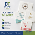 White Customizable 1-Ply Beverage / Cocktail Napkin - 4,000/Case image 1 for NYC and Long Island restaurant supplies