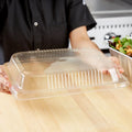 Half Size Clear Dome Lid for Steam Table Pan - 50/Case