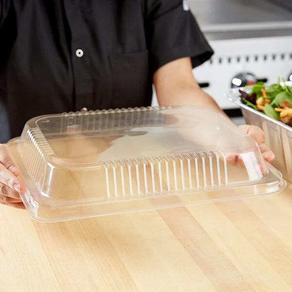 Half Size Clear Dome Lid for Steam Table Pan - 50/Case