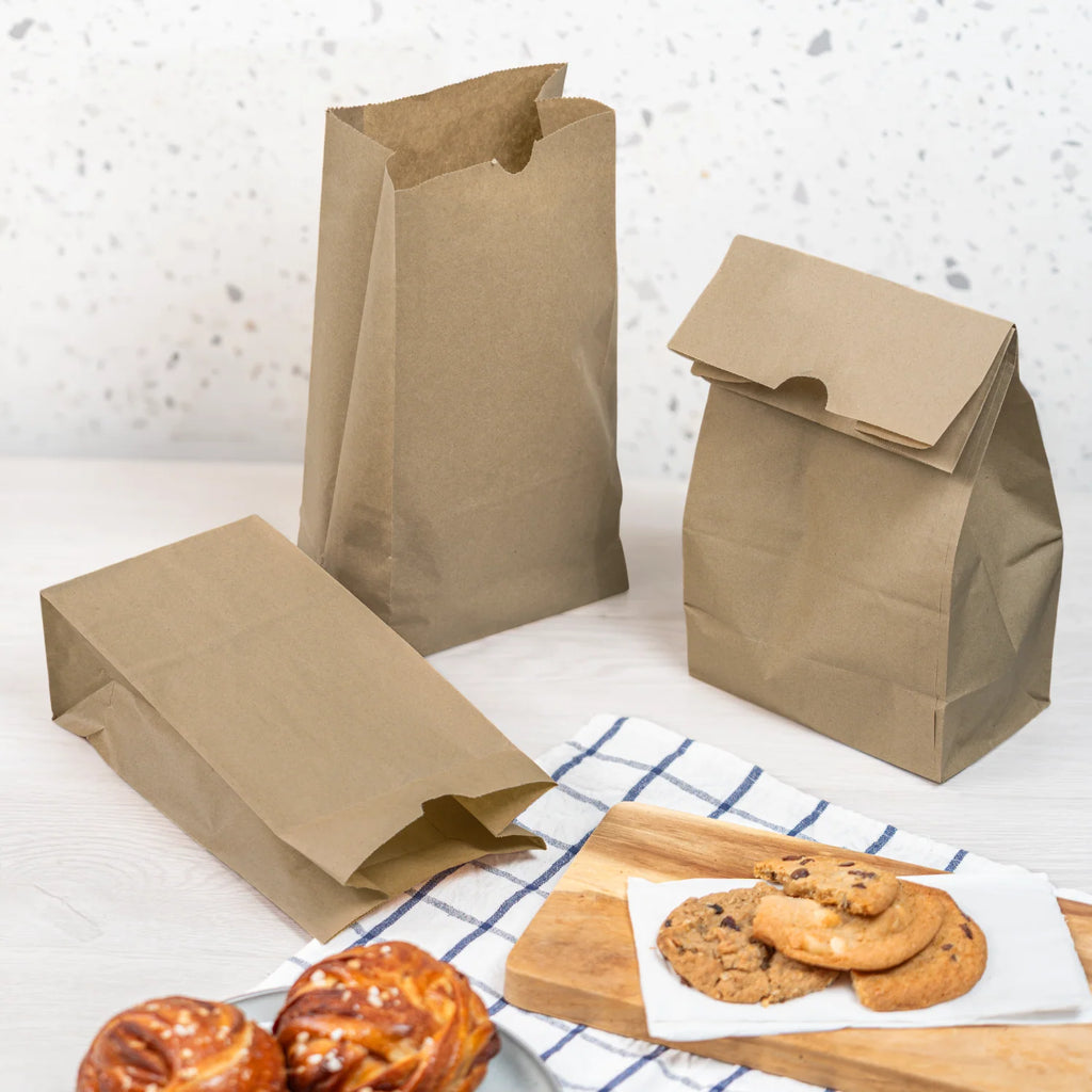 Canada 8 lb Natural Kraft Paper Bag - 500/Pack
