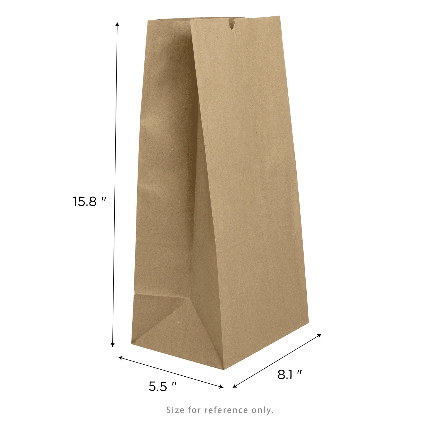 Canada 20 lb Natural Kraft Paper Bag - 500/Pack