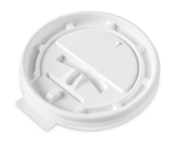 Flat Lid Hot Cups White product image for NYC and Long Island restaurant supplies