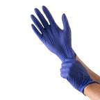 Powder Free Nitrile Navy Exam Gloves Heavy - Large - 1,000/Case image 1 for NYC and Long Island restaurant supplies