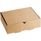 13" x 10 1/2" x 3 1/4" Half Size Corrugated Catering Box - 50/Case image 3 for NYC and Long Island restaurant supplies