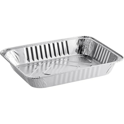 Half Size Medium Deep Foil Steam Pan - XXXHD Heavy Duty- 100/Case