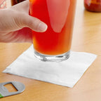 10" x 12" White 1/4 Fold Lunch Napkin - 6,000/Case image 1 for NYC and Long Island restaurant supplies