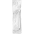 Cutlery 4 in 1 White Meal Kit Heavy Duty Disposable - 240/Case