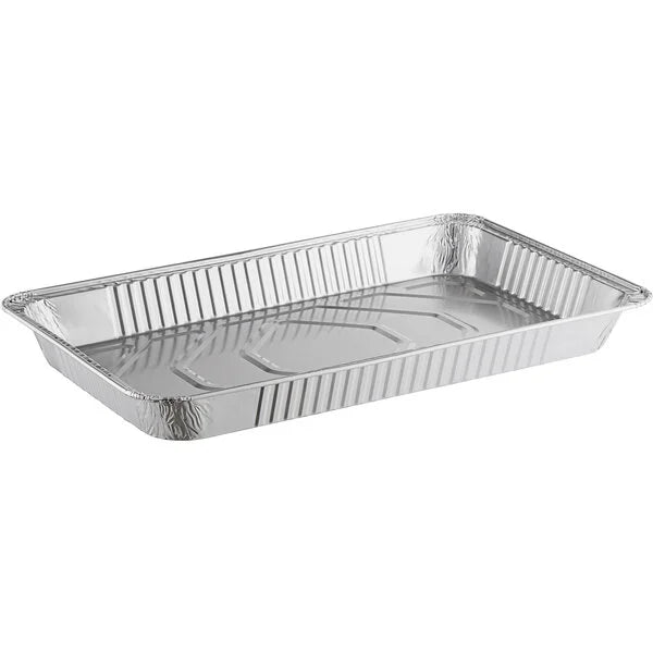 Full Size Medium Deep Foil Steam Pan - Standard Weight - 50/Case