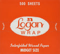 6" X 10 3/4' Logan Wax Paper Midget - 6,000/Case